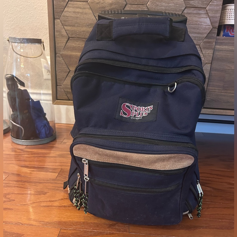 Sports Plus Olympia Backpack with Suede Accent